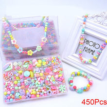 Load image into Gallery viewer, DIY Handmade Beaded Toy with Accessory Set Children Creative 24 Grid Girl Jewelry Making Toys Educational Toys Children Gift