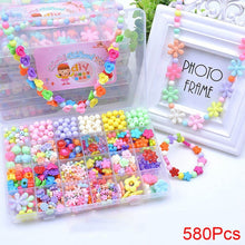 Load image into Gallery viewer, DIY Handmade Beaded Toy with Accessory Set Children Creative 24 Grid Girl Jewelry Making Toys Educational Toys Children Gift