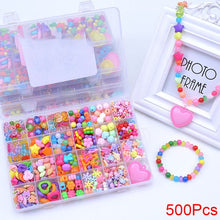 Load image into Gallery viewer, DIY Handmade Beaded Toy with Accessory Set Children Creative 24 Grid Girl Jewelry Making Toys Educational Toys Children Gift